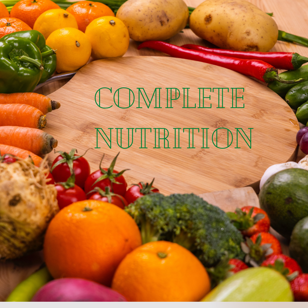 complte nutrion - fruits, vegetables