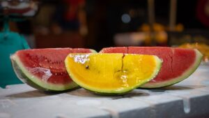 Is yellow watermelon healthier than red watermelon